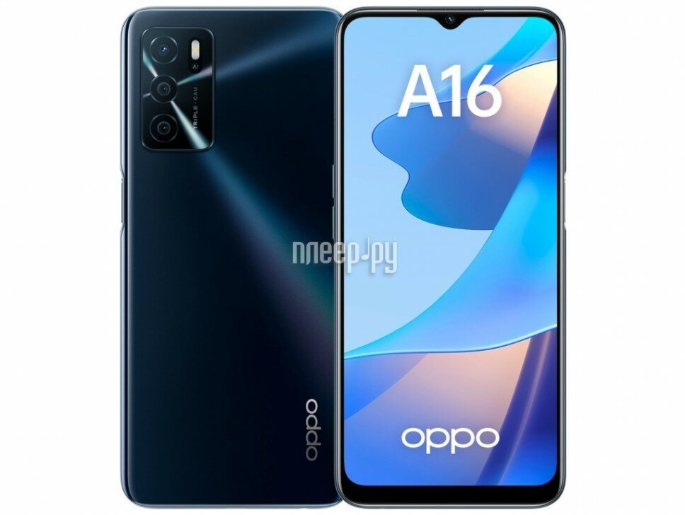 Сотовый телефон Oppo A16 CPH2269 3/32Gb Black