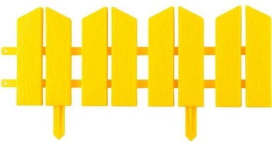 Бордюр Grinda декоративный "летний САД", 16х300см, желтый 422225-Y