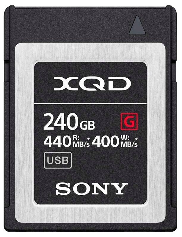 Карта памяти Sony XQD 240Gb QDG240F, чтение 440, запись 400 Мб/с