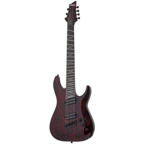 Электрогитара SCHECTER C-7 MULTISCALE SILVER MOUNTAIN Blood Moon