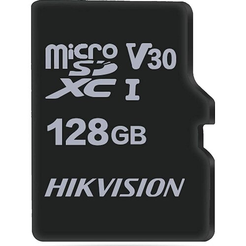 Карта памяти microSDXC V30 Hikvision C1 128 ГБ, 92 МБ/с, Class 10, HS-TF-C1(STD)/128G/ZAZ01X00/OD, 1 шт, переходник без адаптера карта памяти hikvision hs tf c1 std 8g zaz01x00 od