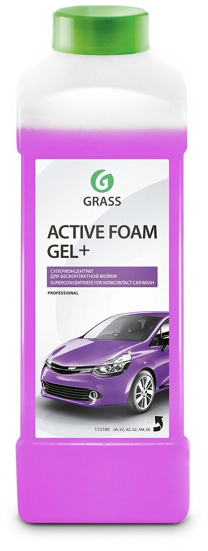 Шампунь Active Foam GEL+ для бесконтакной мойки концентрат 1л