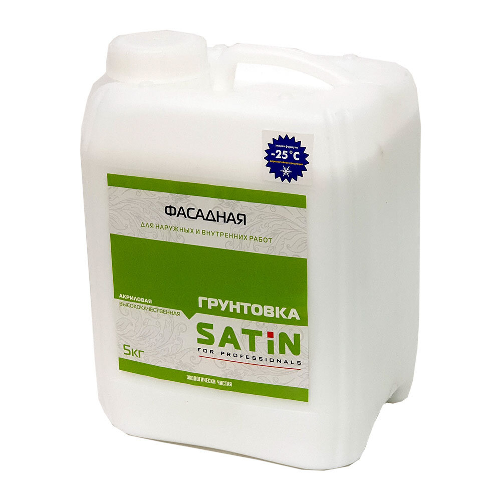 фото Грунт акриловый фасадный SATIN