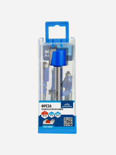 Изображение товара Фреза пазовая прямая VertexTools для врезки замков Ø 32 мм. / 12 мм. хвостовик