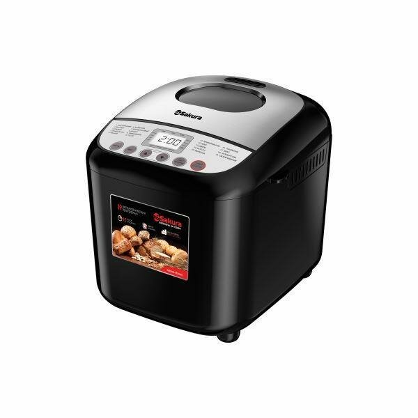 Хлебопечка Sakura SA-7506BS, 19 автоматических программ