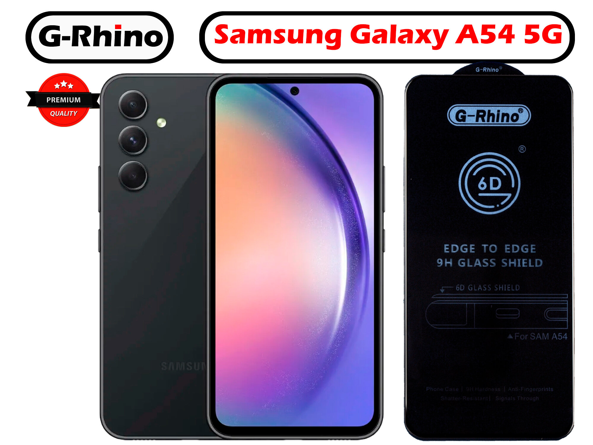 Защитное стекло G-Rhino для Samsung A54 5G