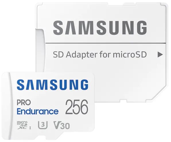 Карта памяти 256Gb MicroSD Samsung PRO Endurance + SD адаптер ( /APC) (MB-MJ256KA)