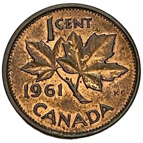Канада 1 цент 1961 г. (2) канада 1 цент 1990 г 2