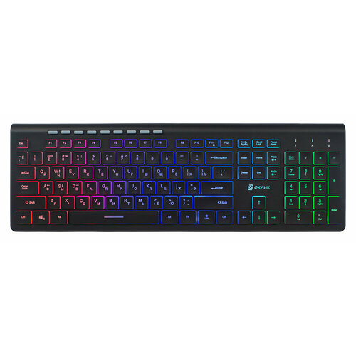 Клавиатуры OKLICK 490ML черныйчерный USB SLIM Multimedia 491200₽