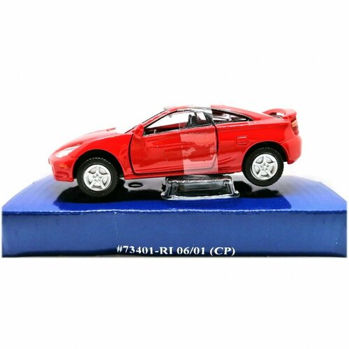 Коллекционная модель Toyota Celica масштаба 1:43, металл MotorMax 73401celica коллекционная модель mini cooper 1960 года масштаба 1 43 металл motormax 73401mini b