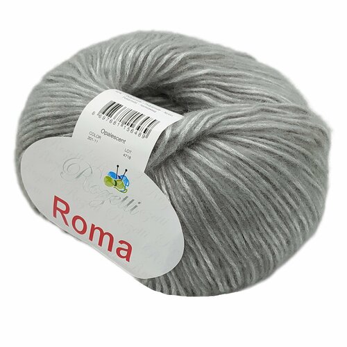 фото Пряжа rozetti roma 50% акрил, 50% полиамид, 50гр/145м, (201-11 серый) 1 упаковка (10 мотков)