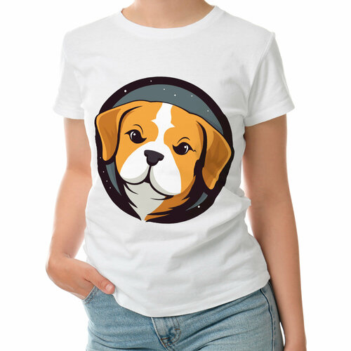 фото Футболка roly, размер s, белый