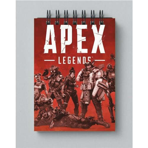 Блокнот APEX LEGENDS, апекс легендс №10, А4 футболка apex legends апекс легендс 10 a4