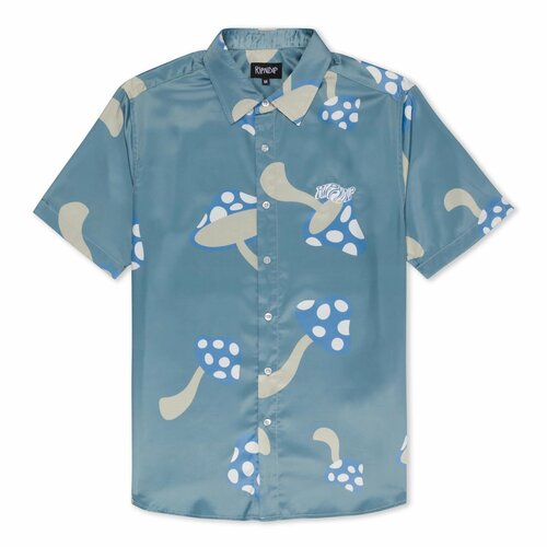 Рубашка RIPNDIP, размер M, голубой ripndip family tree button up