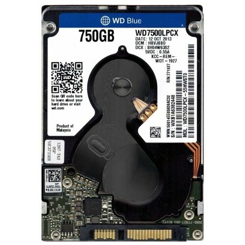 Жесткий Диск Western Digital WD7500LPCX 750Gb SATAIII 25 HDD 848000₽