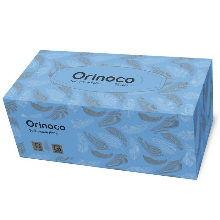 Салфетки бумажные в коробке Orinoco, 250 шт. 9911900 - фотография № 1