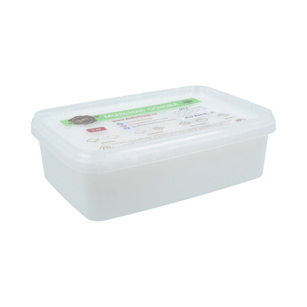 Мыльная основа "Выдумщики" "молочная" (без SLS) с добавкой 1 кг молоко