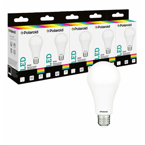 Светодиодная лампа Polaroid 220V A110 30W 3000K E27 2410lm (5 шт.)