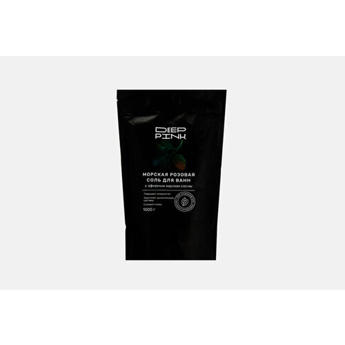 Морская розовая соль для ванн с маслом Сосны 1 кг