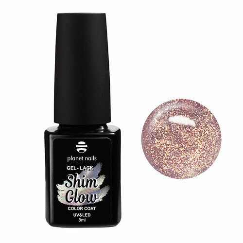 Гель-лак Planet nails Shim Glow №944 8 мл арт.12944 planet nails гель лак для ногтей agate 8 мл 952