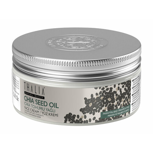 THALIA NATURAL BEAUTY Chia Seed Oil Face Cream Крем для лица с маслом семян чиа питательный, 100 мл