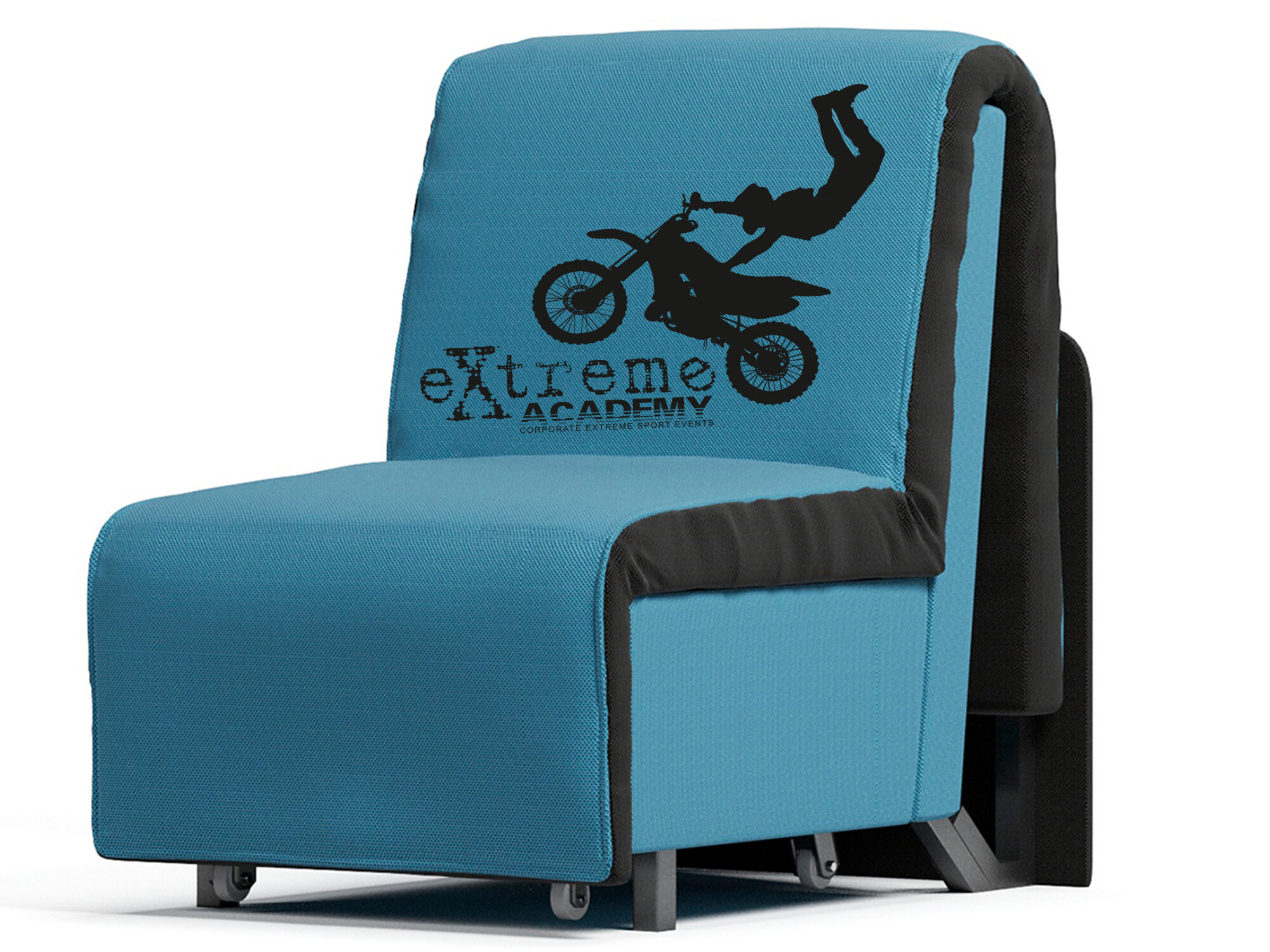 Кресло-кровать Elegance 90Я (с ящиком) Motocycle Mura 85-100 (93х110х95, СМ 93х203)