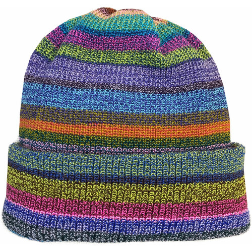 фото Шапка бини anru, размер универсальный, мультиколор