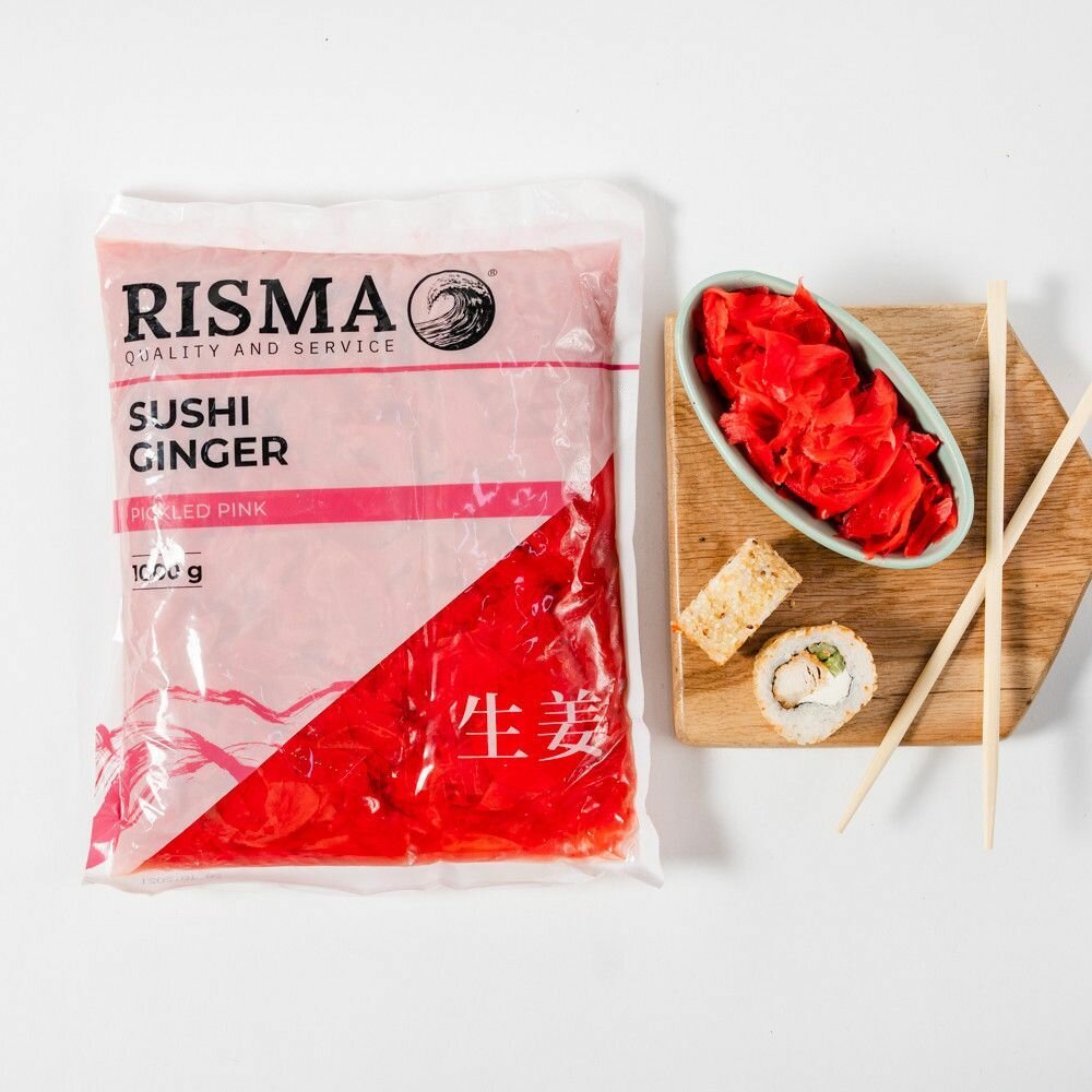 Имбирь маринованный розовый Risma, 1кг Китай