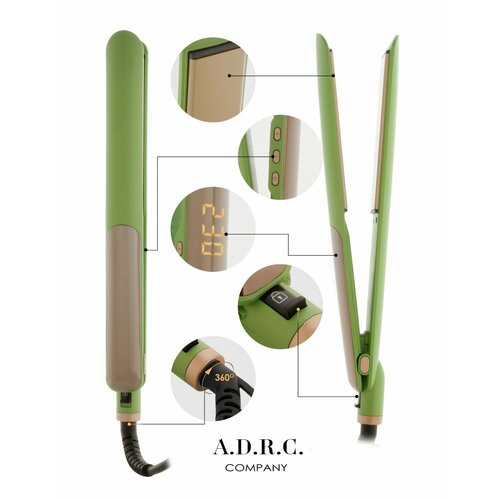 Профессиональный выпрямитель для волос Щипцы утяжок для выпрямления и Плойка утюжок для завивки волос выпрямитель для локоновкерамические лезвия 1910₽