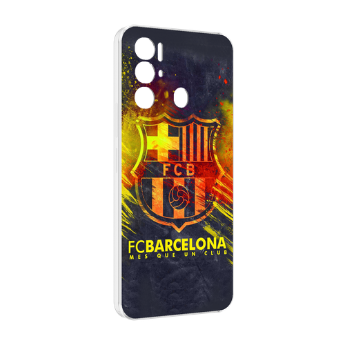 Чехол MyPads FC-Barcelona-Wallpaper-3 для Tecno Pova Neo 4G задняя-панель-накладка-бампер