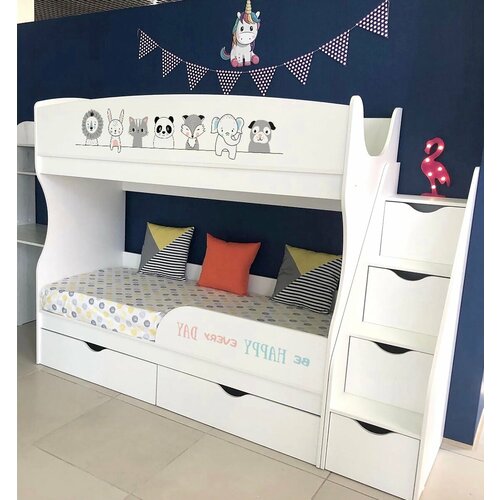 Двухъярусная кровать Хэппи 180х80