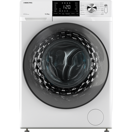 Стиральная машина Hiberg i-DDQ6A-1214 W Inverter белый 6357300₽