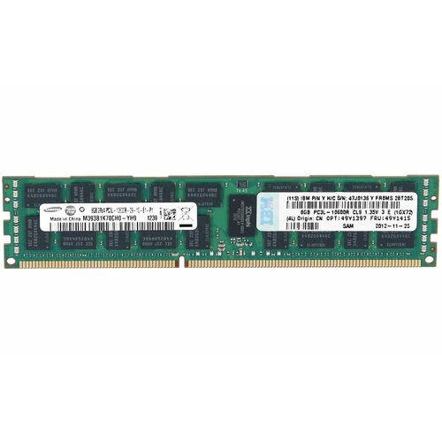 Оперативная память 47J0136 IBM 8GB (1X8GB) PC3-10600 ECC DIMM