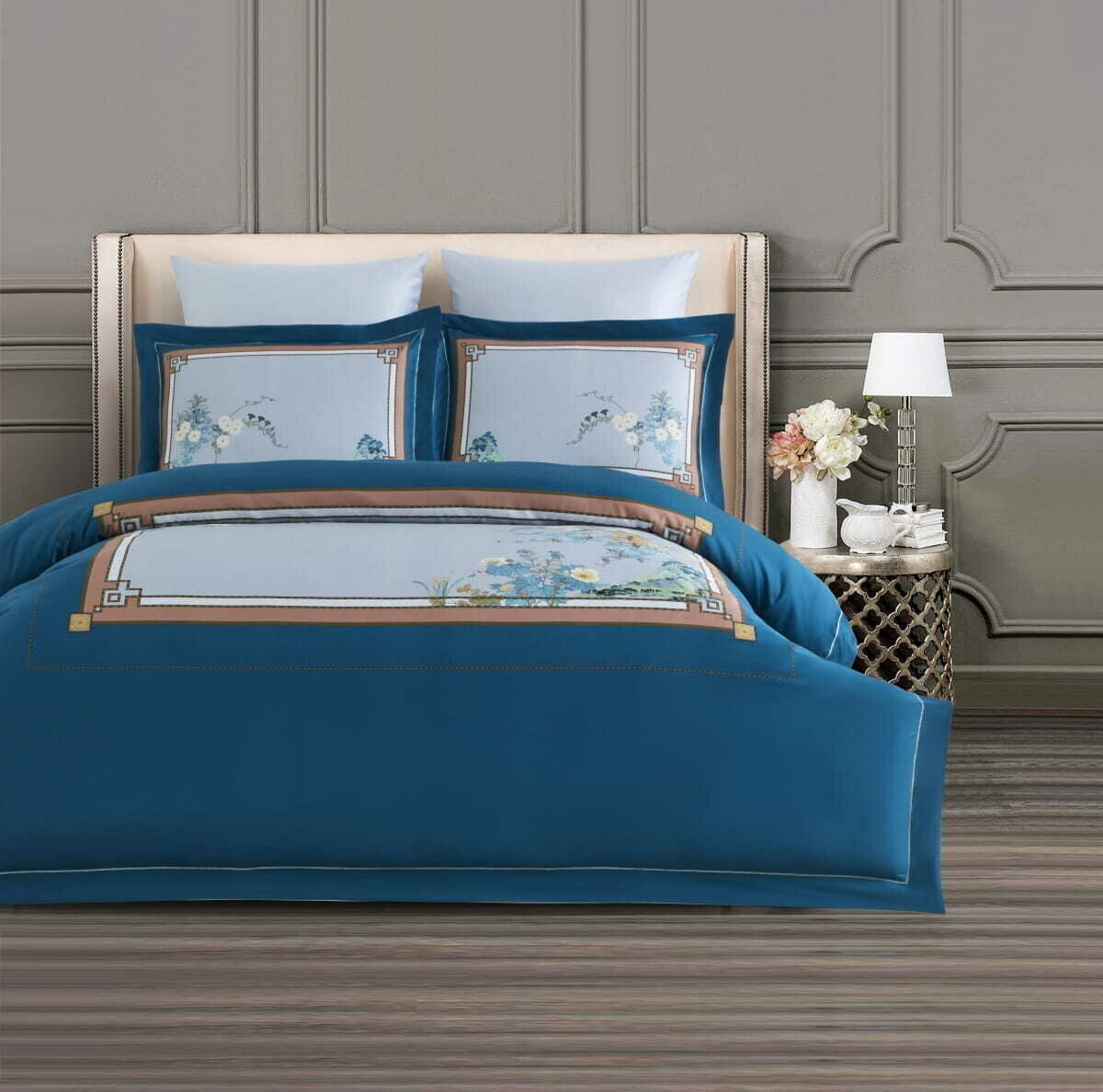 фото Постельное белье Arya Diamond сатин 2 Сп. 200x220 Siena