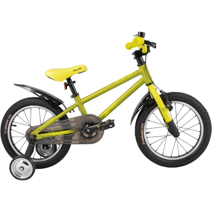 Детский велосипед TECH TEAM GULLIVER 16' зеленый (алюмин) NN002609 NN002609