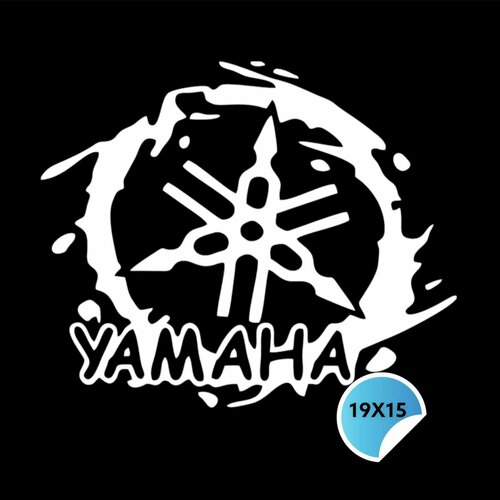 Наклейка на мотоцикл YAMAHA / стикер без фона YAMAHA