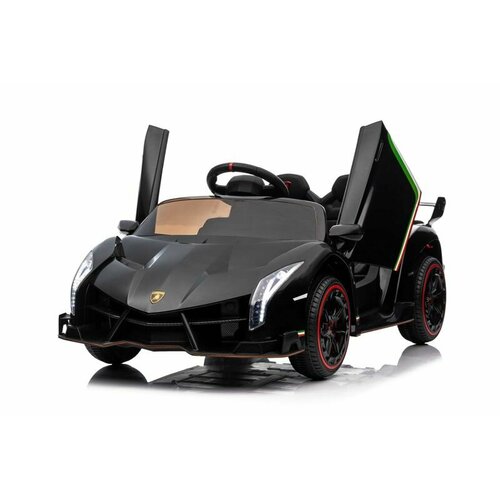 Легковые автомобили XMX Детский электромобиль Lamborghini Veneno Mini 4WD 12V - XMX615B-BLACK-PAINT