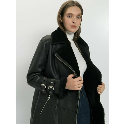 Дубленка BILGINS, размер 52, черный