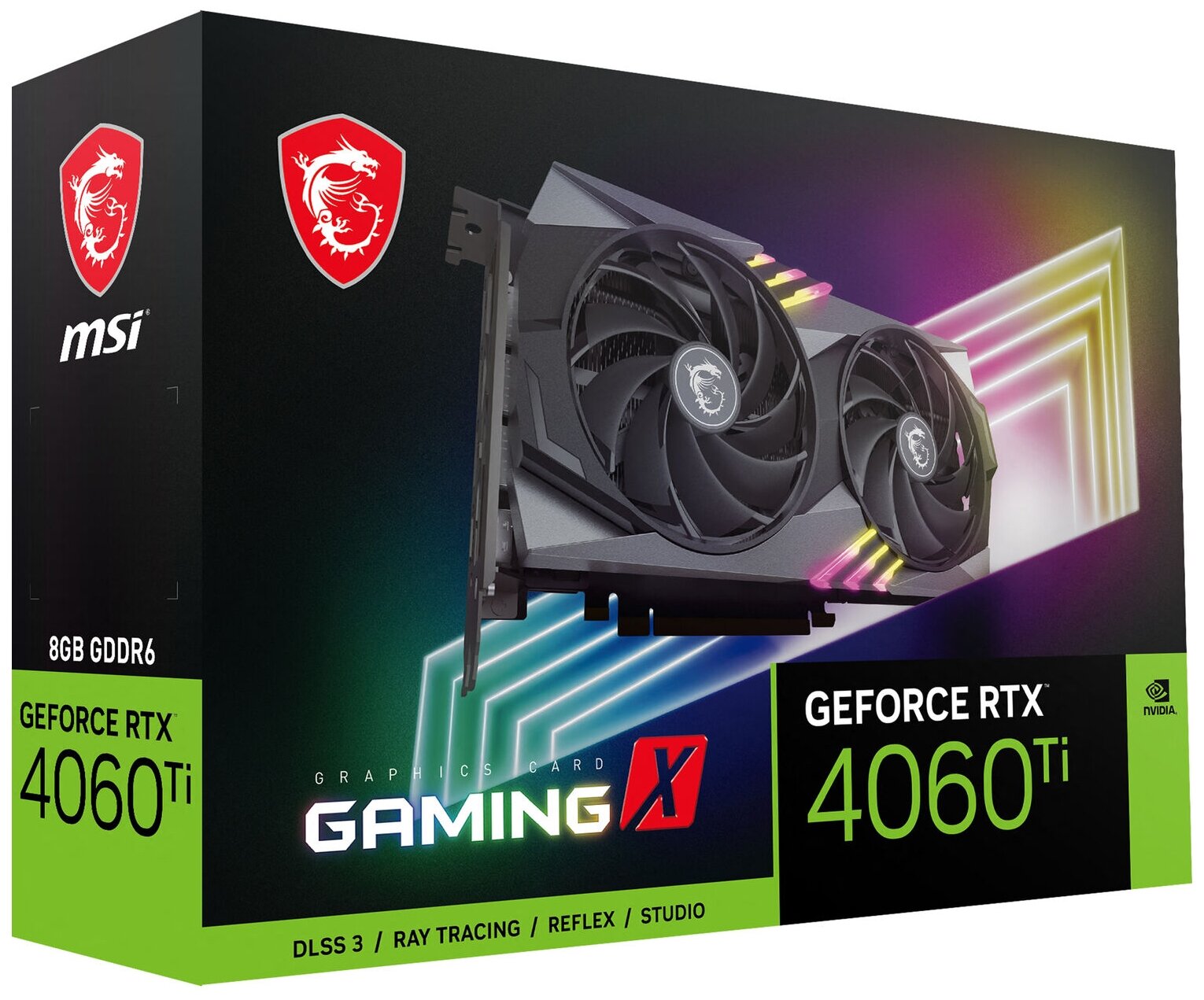 Видеокарта MSI GeForce RTX 4060 Ti GAMING X [GeForce RTX 4060 Ti GAMING X 8G]