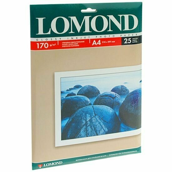 Бумага Lomond 102143 A4/170г/м2/25л./белый глянцевое для струйной печати [0102143] - фото №6