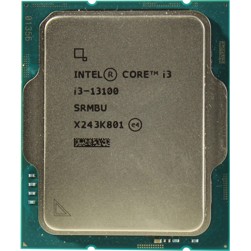 Процессор Intel Core i3-13100 LGA1700 4 x 3400 МГц