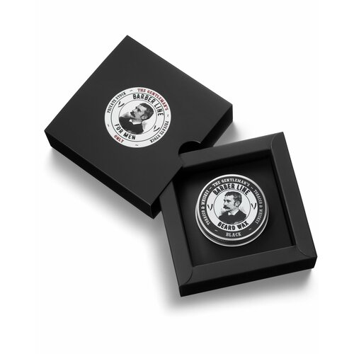 Воск для укладки бороды и усов, Barber line, стайлинг Black, 30 мл