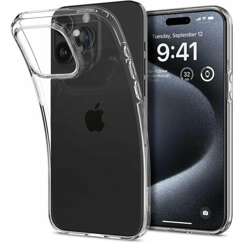 Защитный чехол Spigen Liquid Crystal для iPhone 15 Pro Clear