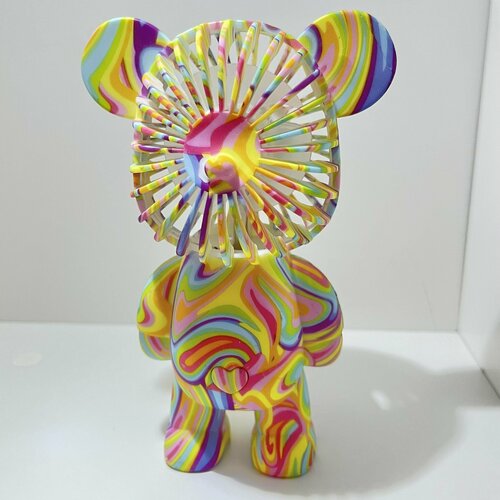 Вентилятор мини портативный ручной Мишка настольный охладитель 60000₽