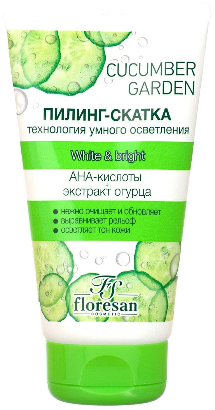 Пилинг-скатка для лица Floresan Cucumber Garden White & Bright 150мл - фото №2