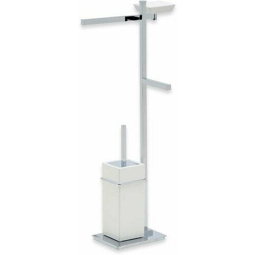 Стойка Stil Haus Urania U21(23-BI), черный матовый-белая керамика