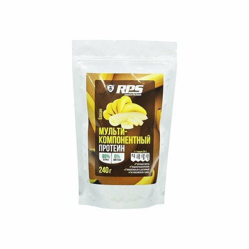 фото Rps nutrition мульти-компонентный протеин 240 гр (rps nutrition) банан