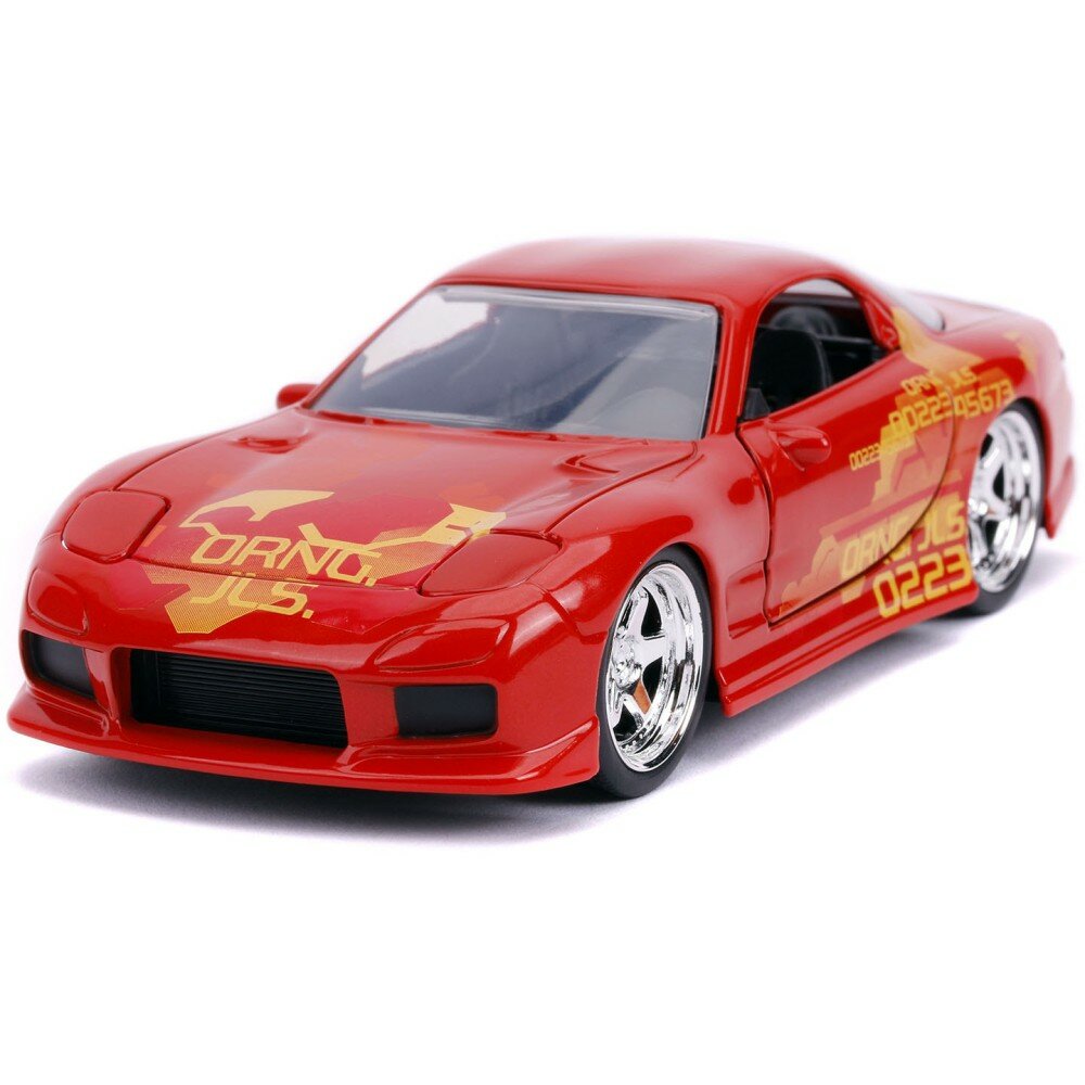 Модель автомобиля Jada Toys Fast & Furious Julius's: 1993 Mazda RX-7 (Metallic Orange) (1:32) 31442
