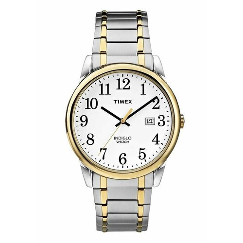 фото Наручные часы timex, серебряный, белый