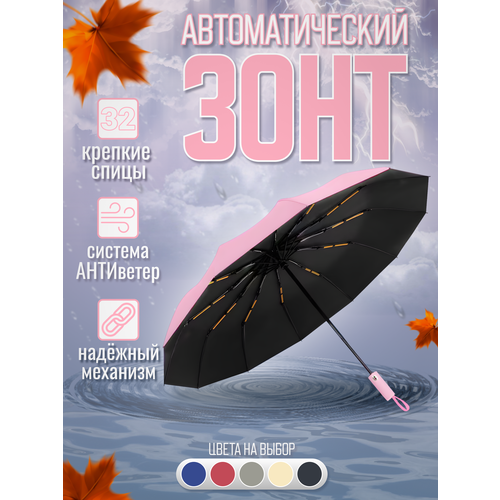 Мини-зонт розовый
